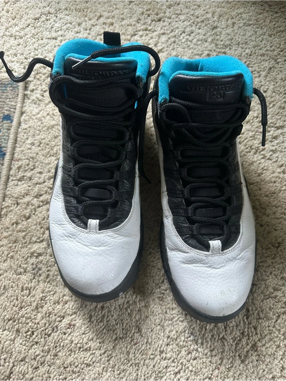 Powder Blue Air Jordan 10’s Retro - Mens 12 (2013)